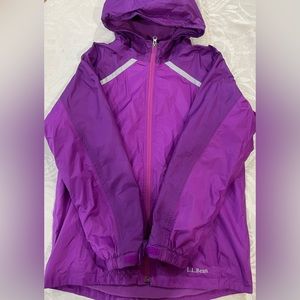 EUC L.L. Bean fleece lined raincoat.